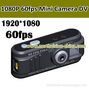 1080P Full HD 60fps Mini DVR Support Motion Detection, 64GB TF Card, Webcam (GT-05)